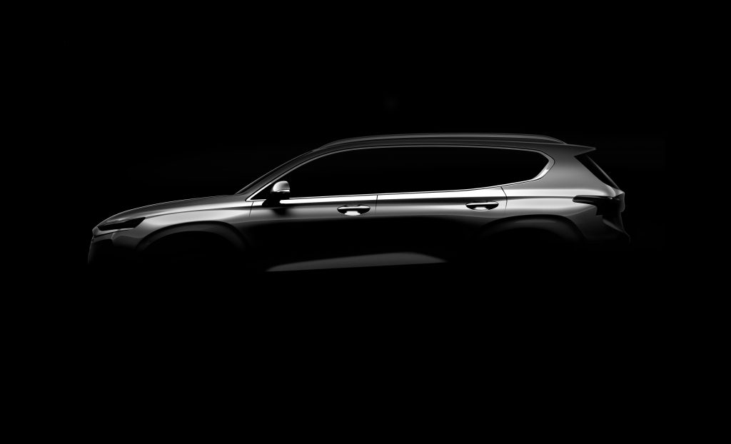 Fourth Generation Hyundai Santa Fe teaser