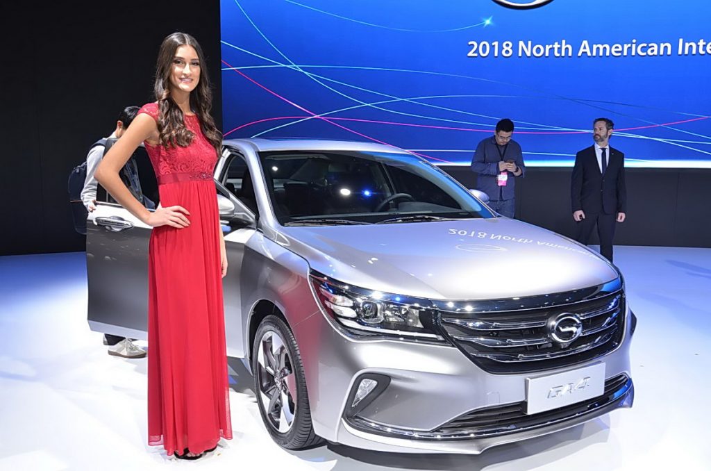 GAC Motor GA4 Sedan at 2018 NAIAS
