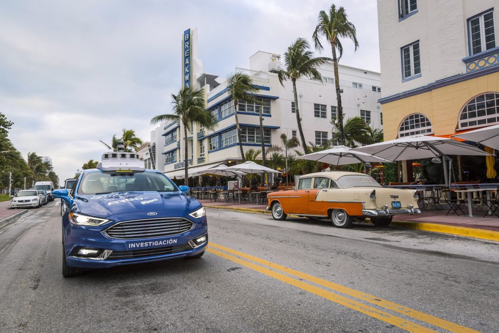 Ford testing self-driving cars in Miami