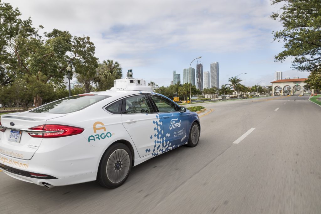 Ford testing self-driving cars in Miami