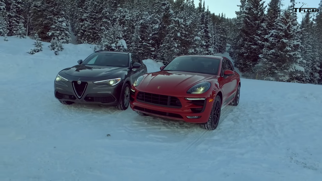 Alfa Romeo Stelvio and Porsche Macan GTS