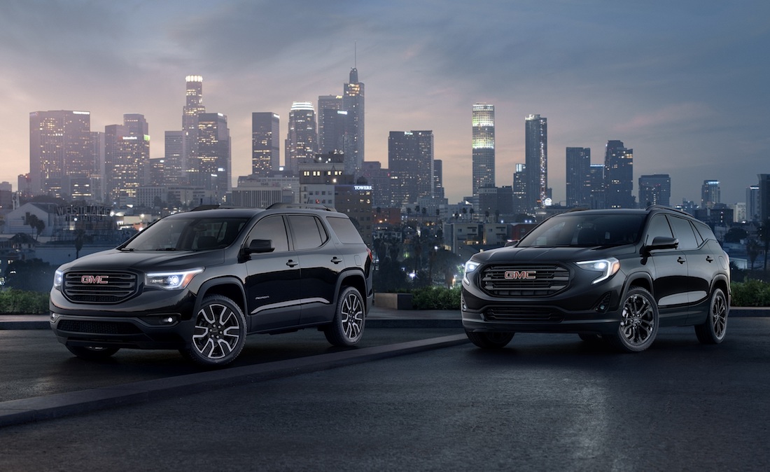 2019 GMC Acadia and Terrain Go Dark in New York with Black ... 2019 GMC Acadia and Terrain Go Dark in New York with Black ...
