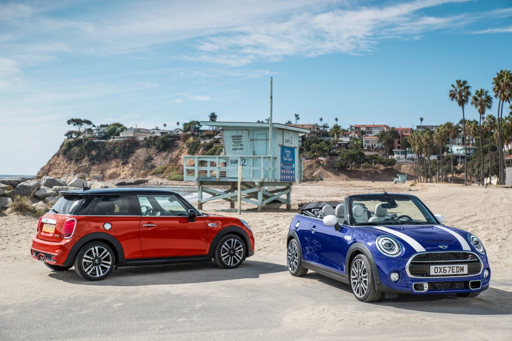 2018 Mini Cooper S hardtop and convertible