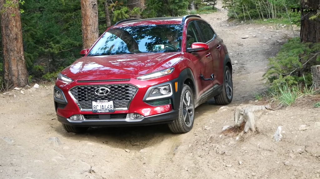 Gold Mine Hill testing - Hyundai Kona