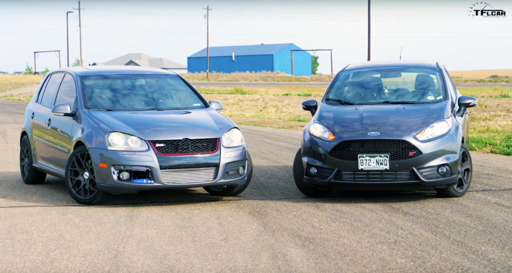 Is a Tuned Mk5 Volkswagen GTI Faster than a Stock Ford Fiesta ST?