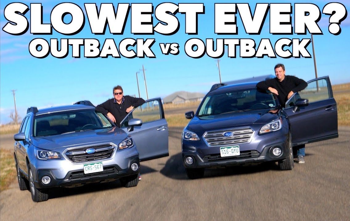 Subaru Outback Old Vs New Drag Race Could This Be The Slowest Drag