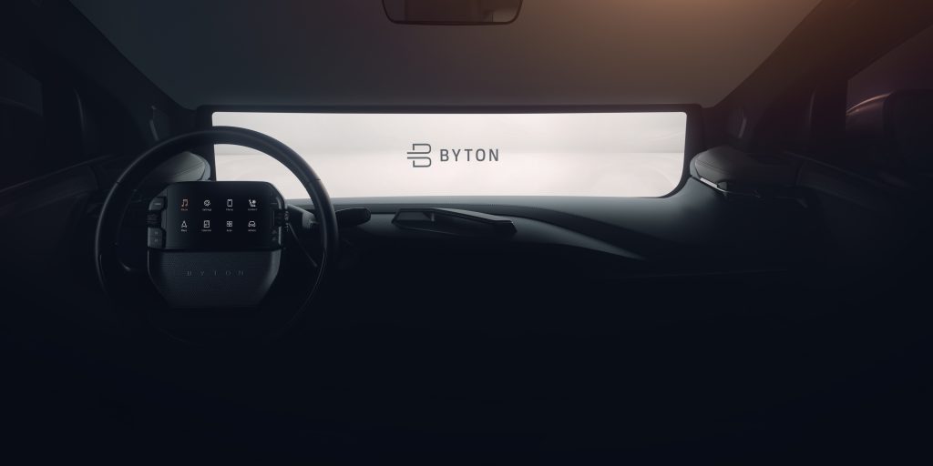 Byton M-Byte Splashes into CES 2019 with a massive 48-inch screen