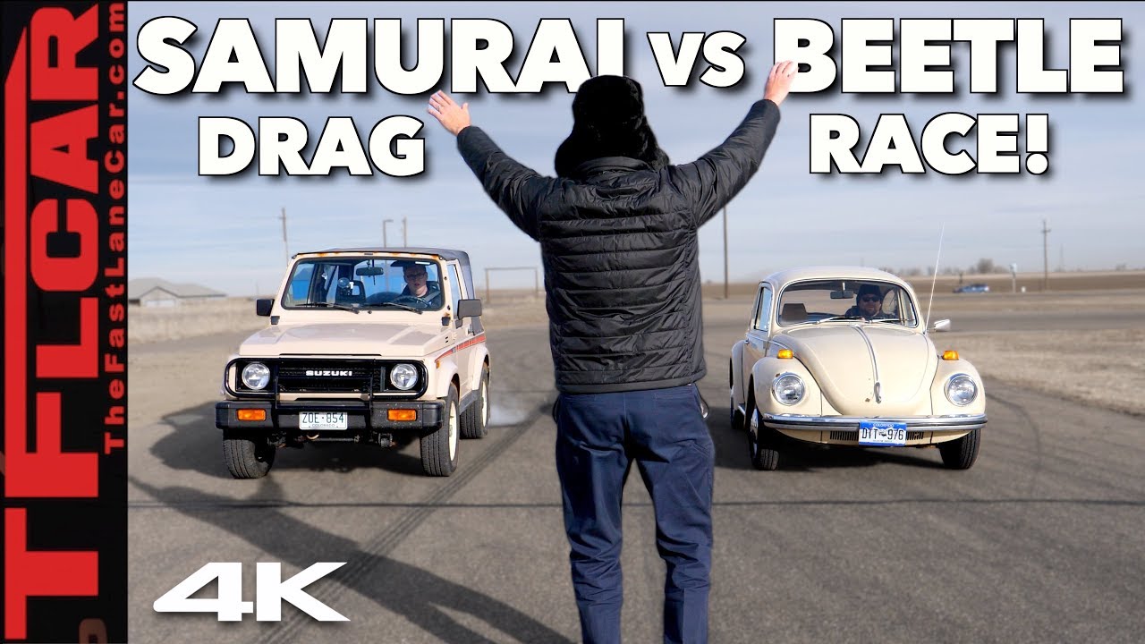 Lease Vs Rent >> Suzuki Samurai vs. Volkswagen Beetle - Slowest Car In The World Drag Race! - The Fast Lane Car Lease Vs Rent >> Suzuki Samurai vs. Volkswagen Beetle - Slowest Car In The World Drag Race! - The Fast Lane Car