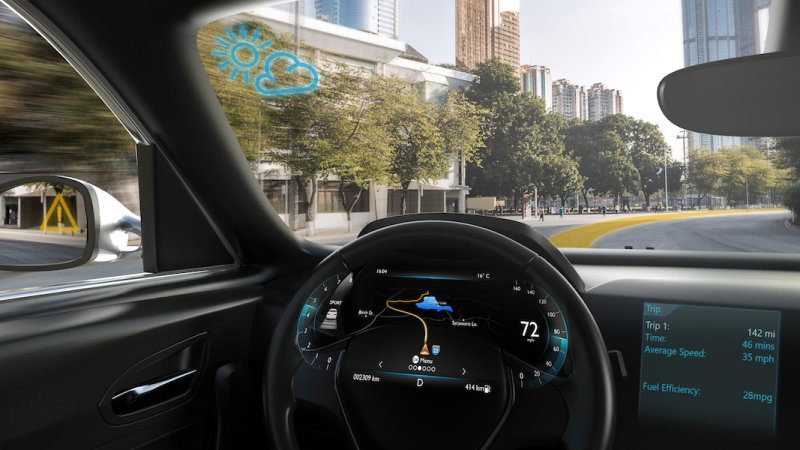 Visteon digital cockpit display