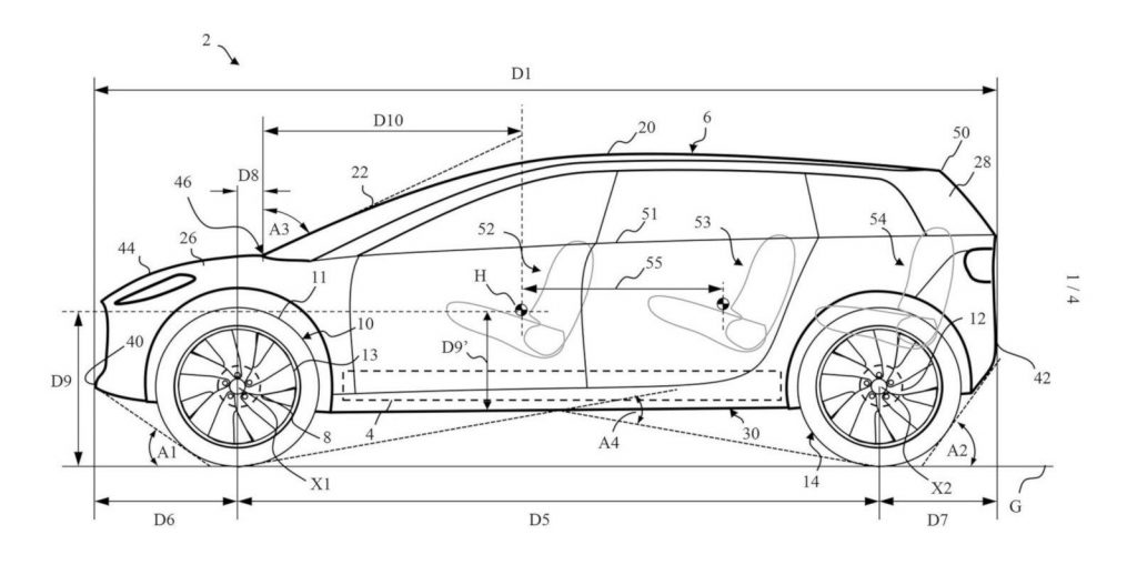 Dyson electric car patent drawings