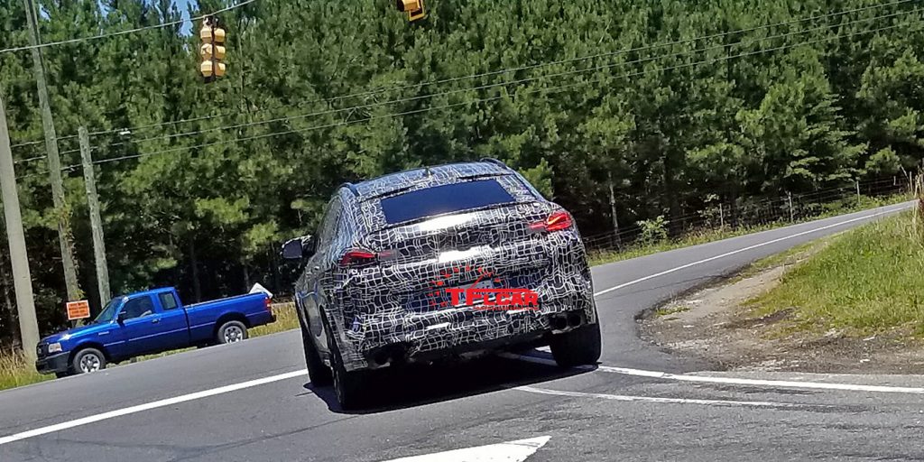 2021 BMW X6 M Testing