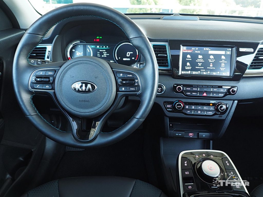 cockpit of Kia Niro EV