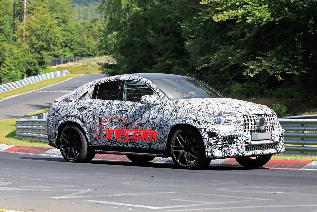 2020 Mercedes Amg Gle 63 Coupe Spied Hammering It Out On The