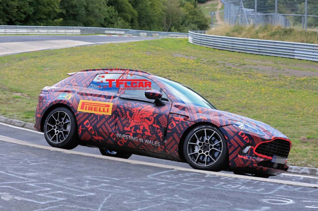 2020 Aston Martin DBX spied