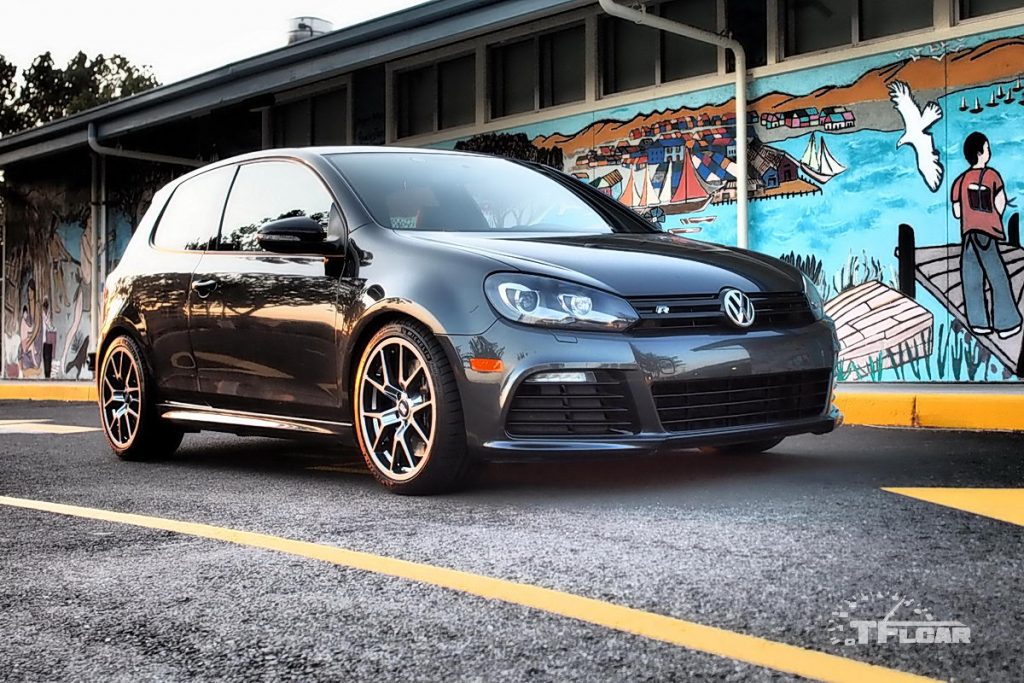 Mk6 VW Golf R test car