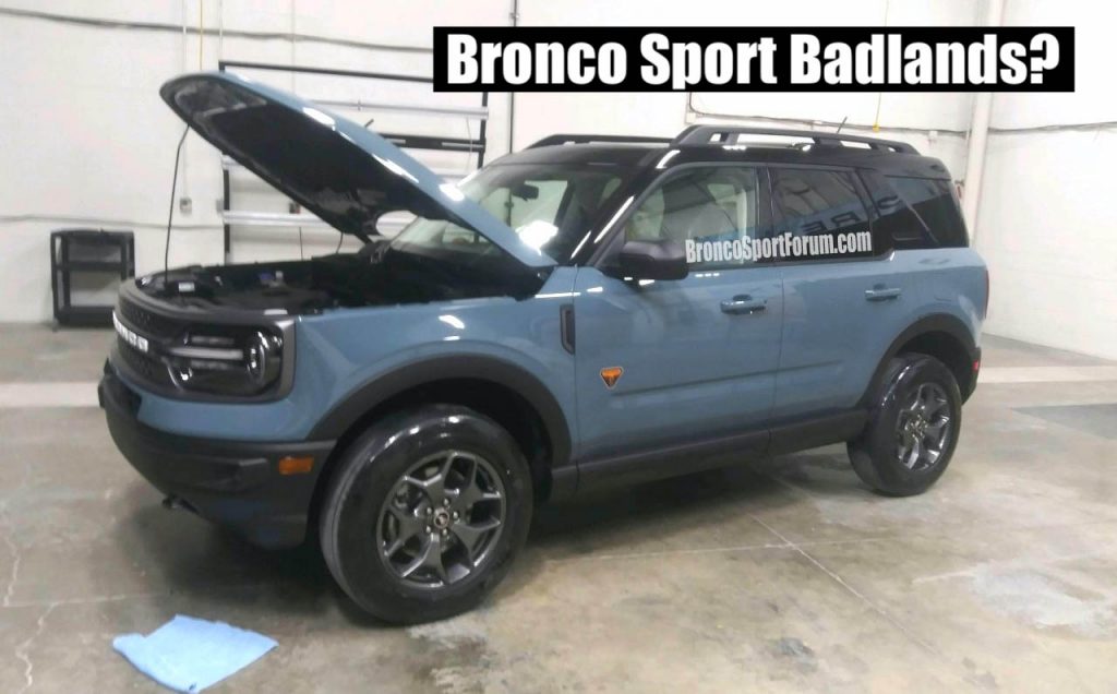 2021 ford bronco sport badlands trim