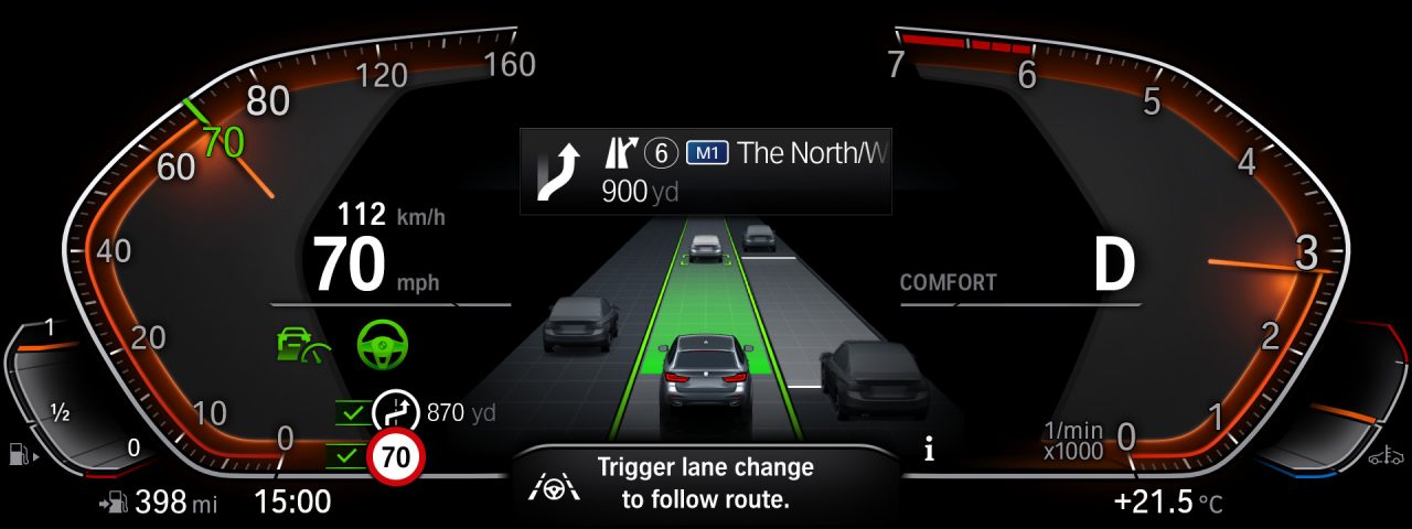 Driving assistant professional bmw