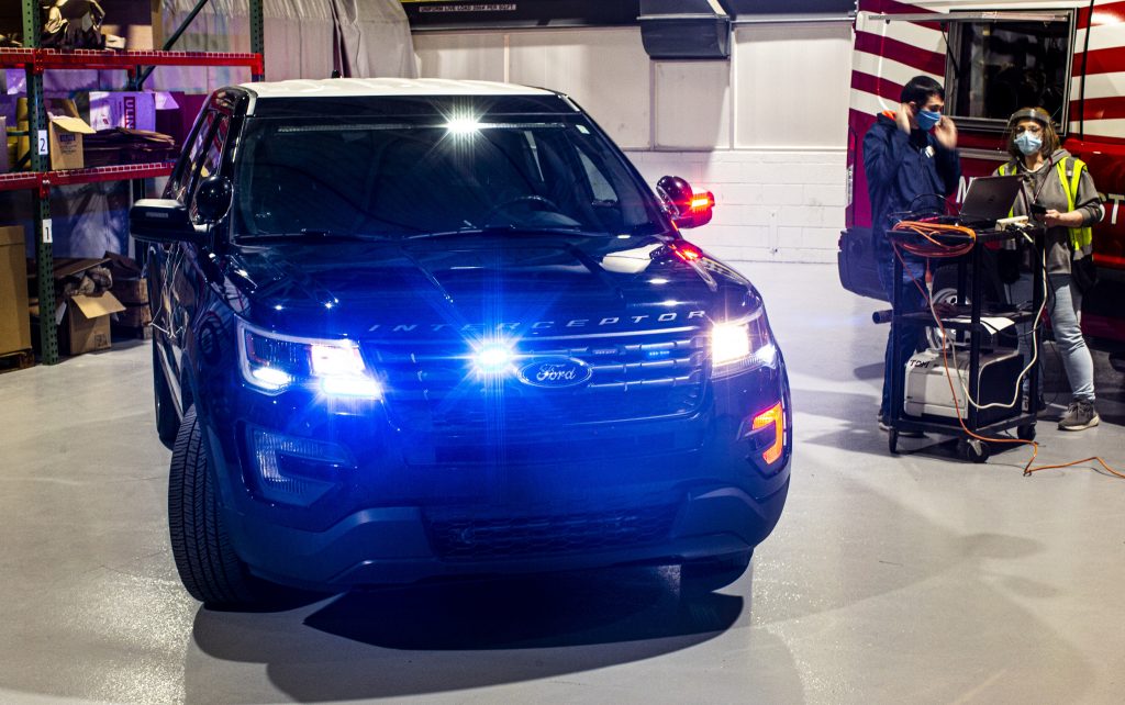 Ford's Police Interceptor Has A Possible Solution To Deal With Coronavirus: Blast It With Heat