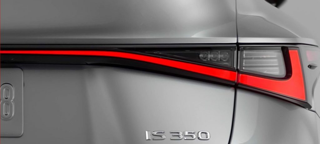 2021 Lexus IS 350 teaser